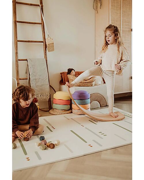 Play&Go Tappeto Puzzle - Fattoria - 120x180 cm - 100% EVA Foam Tappeti Puzzle