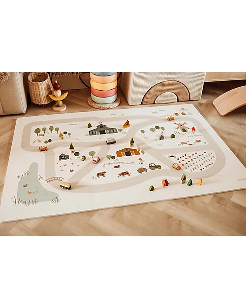 Play&Go Tappeto Puzzle - Fattoria - 120x180 cm - 100% EVA Foam Tappeti Puzzle