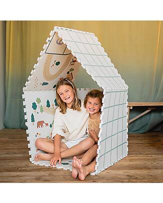 Play&Go Tappeto Puzzle - Gioco della Campana - 120x180 cm - 100% EVA Foam Tappeti Puzzle