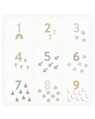 Play&Go Tappeto Puzzle - Numeri - 180x180 cm - 100% EVA Foam Tappeti Puzzle
