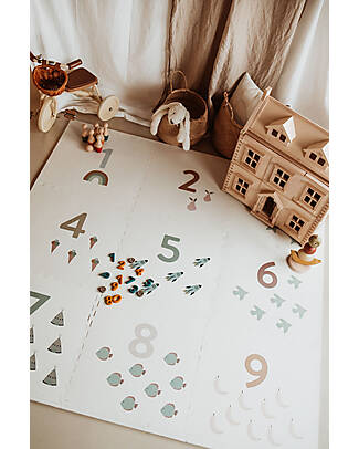 Play&Go Tappeto Puzzle - Numeri - 180x180 cm - 100% EVA Foam Tappeti Puzzle