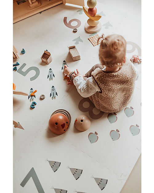 Play&Go Tappeto Puzzle - Numeri - 180x180 cm - 100% EVA Foam Tappeti Puzzle