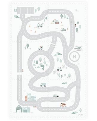 Play&Go Tappeto Puzzle - Road - 120x180 cm - 100% EVA Foam Tappeti Puzzle
