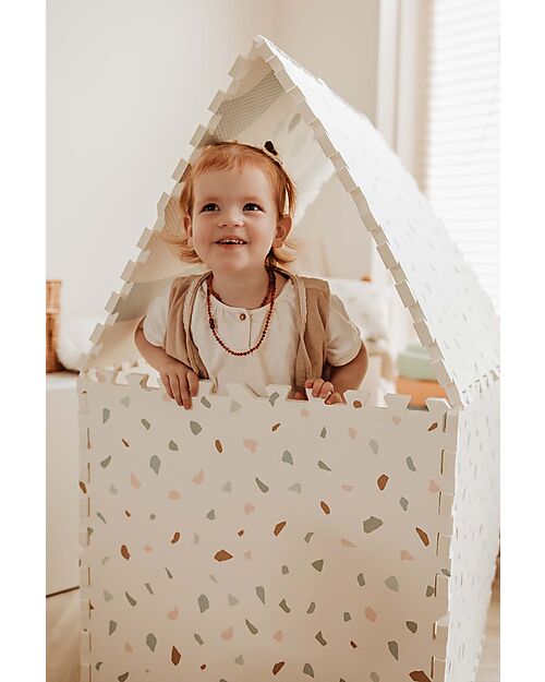 Play&Go Tappeto Puzzle - Village - 120x180 cm - 100% EVA Foam Tappeti Puzzle