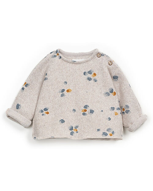 Play Up Felpa Maniche Lunghe - Grigio - Materiale Riciclato Felpe