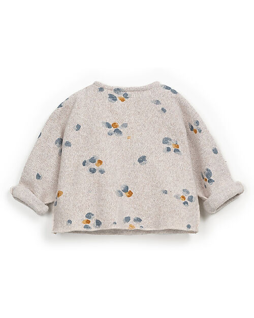 Play Up Felpa Maniche Lunghe - Grigio - Materiale Riciclato Felpe