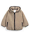 Play Up Giacca in Pile Teddy con Cappuccio e Zip - Beige - Materiale Riciclato Giacche