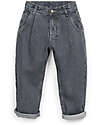 Play Up Jeans con Bottone - Denim Scuro - Cotone e Lyocell Jeans