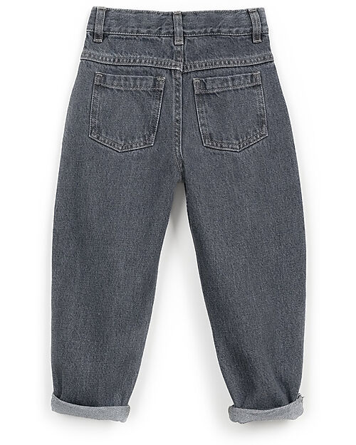 Play Up Jeans con Bottone - Denim Scuro - Cotone e Lyocell Jeans