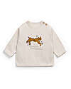 Play Up Maglia Manche Lunghe - Bianco - Lince - Misto fibre naturali e fibre riciclate Maglie Manica Lunga