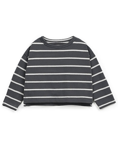 Play Up Maglia Maniche Lunghe in Jersey - Bianco - Cotone Maglie Manica Lunga