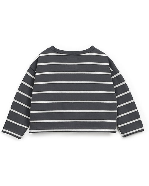 Play Up Maglia Maniche Lunghe in Jersey - Bianco - Cotone Maglie Manica Lunga