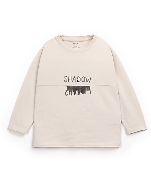 Play Up Maglia Maniche Lunghe - Shadow - Crema - Cotone Bio Maglie Manica Lunga