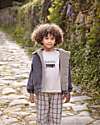 Play Up Maglia Maniche Lunghe - Shadow - Crema - Cotone Bio Maglie Manica Lunga