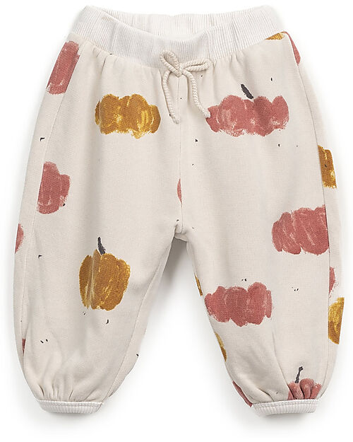 Play Up Pantaloni della Tuta - Nuvole - Tinta naturale - Cotone Bio Pantaloni Lunghi