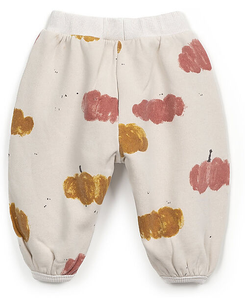 Play Up Pantaloni della Tuta - Nuvole - Tinta naturale - Cotone Bio Pantaloni Lunghi