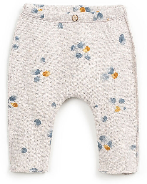 Play Up Pantaloni Lunghi - Grigio - Stampa a Fiori Pantaloni Lunghi