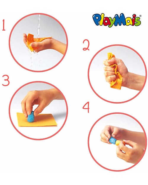 Playmais Secchiello PlayMais Basic, Multicolore - 500 pezzi + istruzioni e accessori Giochi Creativi