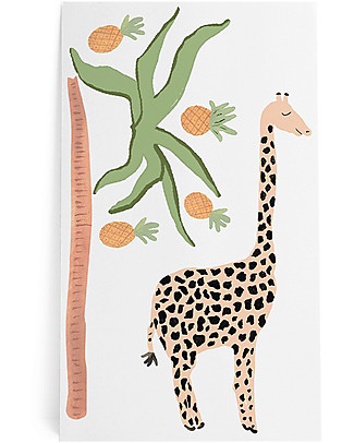 Pop By Gaea Adesivo da Parete in Vinile XXL - Giraffa e Palma - 175x100 cm Adesivi Da Parete