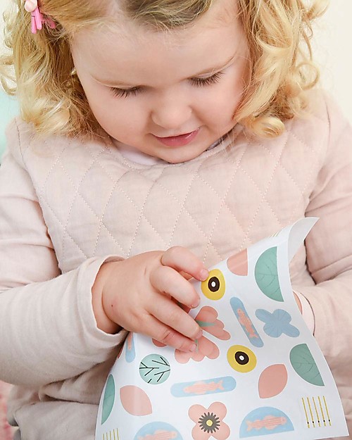 Poppik I miei Primi Adesivi - Animali del Fiume - dai 2 anni Adesivi e Timbri