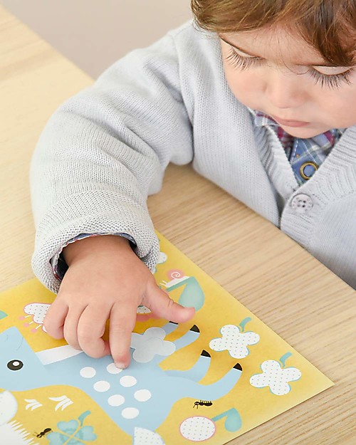 Poppik I miei Primi Adesivi - Animali della Foresta - dai 2 anni Adesivi e Timbri