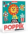 Poppik Mosaici Adesivi Giganti - Circo - dai 3 ai 6 anni Adesivi e Timbri
