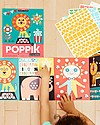 Poppik Mosaici Adesivi Giganti - Circo - dai 3 ai 6 anni Adesivi e Timbri