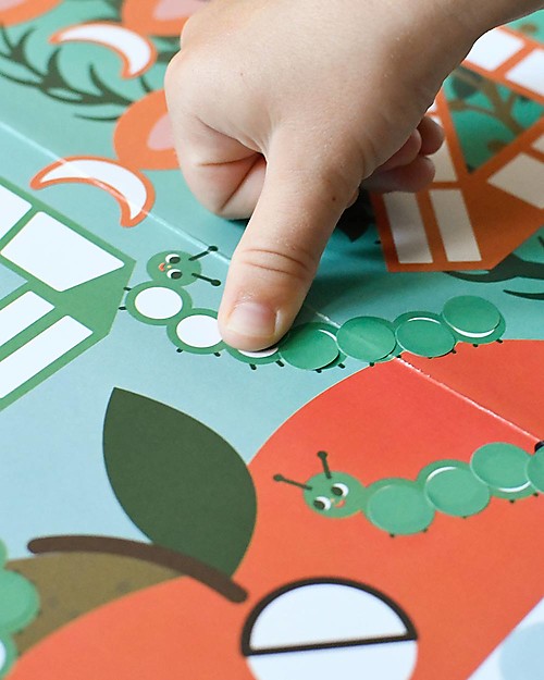 Poppik Poster Adesivo Gigante - Numeri - dai 3 ai 6 anni Adesivi e Timbri
