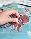 Poppik Poster Scientifico - Animali dell'Oceano - dai 7 anni Decorazioni da Parete