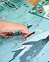 Poppik Poster Scientifico - Animali dell'Oceano - dai 7 anni Decorazioni da Parete