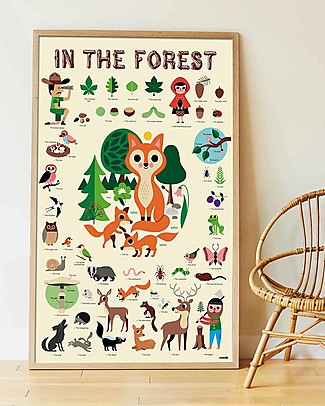 Poppik Poster Scientifico - Nella foresta - dai 3 anni Carta e Cartone