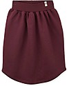 Popupshop Gonna con Bordo Arrotondato, Borgogna - 100% cotone bio Gonne_