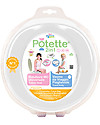 Potette 2in1 Potette 2in1 Bianco, Vasino da Viaggio e Riduttore WC - include 3 ricambi Vasini