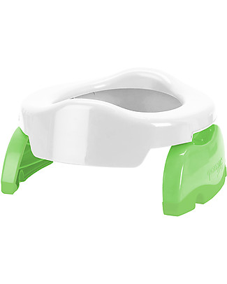 Potette 2in1 Potette 2in1 Bianco, Vasino da Viaggio e Riduttore WC - include 3 ricambi Vasini_