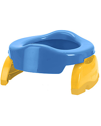 Potette 2in1 Potette 2in1 Blu, Vasino da Viaggio e Riduttore WC - include 3 ricambi Vasini_