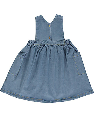 Poudre Organic Abito in Jeans Mangue - Blu Denim - Cotone bio Vestiti