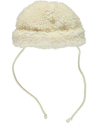 Poudre Organic Cappellino con Coulisse Itoh - Panna - 100% Spugna di Cotone Biologico Cappelli_