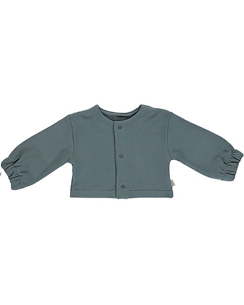 Poudre Organic Cardigan Corto Oversize Figue - Carta di Zucchero - 100% cotone bio Cardigan