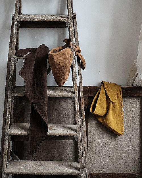 Poudre Organic Foulard Menthe - Marrone Chiaro - 100% cotone bio Sciarpe