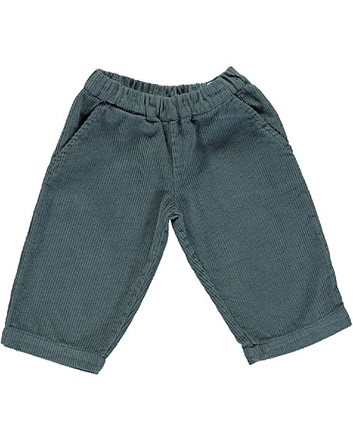 Poudre Organic Pantaloni Lunghi a Costine Pomelos - Canna di Zucchero - 100% cotone bio Pantaloni Lunghi
