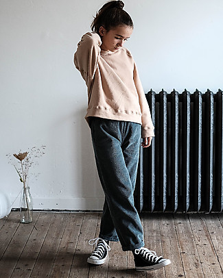 Poudre Organic Pantaloni Lunghi a Costine Pomelos Mademoiselle - Canna di Zucchero - 100% cotone bio Pantaloni Lunghi