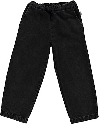 Poudre Organic Pantaloni Lunghi Denim Pomelos - Nero - Cotone Biologico Pantaloni Lunghi