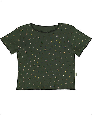 Poudre Organic T-shirt Bouleau - Verde Foresta - 100% Cotone bio T-shirt
