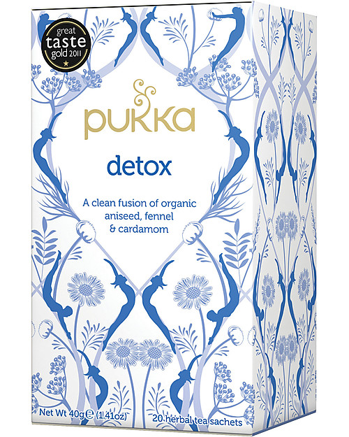 Pukka Detox, Tisana all’ Anice, Finocchio e Cardamomo, 20 bustine - Digestiva e calmante Tisane