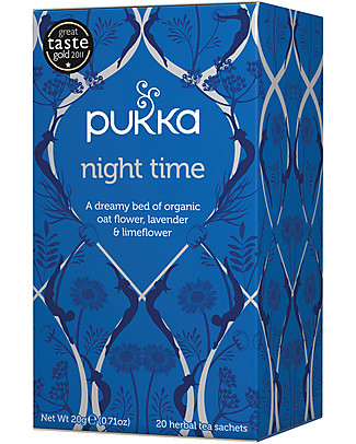 Pukka Night Time, Tisana per la Sera, 20 bustine - Favorisce il sonno profondo Tisane_