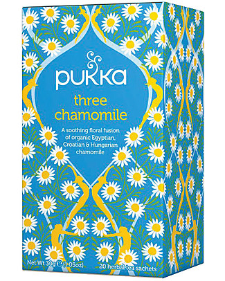 Pukka Three Chamomile, 20 bustine - Rilassante e calmante Tisane_