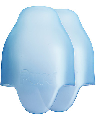 Pura Kiki Biberon in Acciaio 150ml - Tettarella Flusso Lento (0-6+ mesi) - Rivestimento Rosa in Silicone! Biberon In Acciao