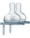 Pura Kiki Biberon Termico in Acciaio 266ml - Acciaio - Tettarella Flusso Medio (3+ mesi) Tettarelle