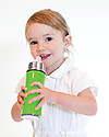 Pura Kiki Biberon Termico in Acciaio 266ml - Beccuccio Sippy 6+ Mesi - Acciaio Borracce Termiche