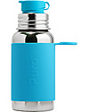 Pura Kiki Bottiglia Sport in Acciaio, Acqua, 550 ml - La prima al mondo 100% senza plastica! Borracce Termiche
